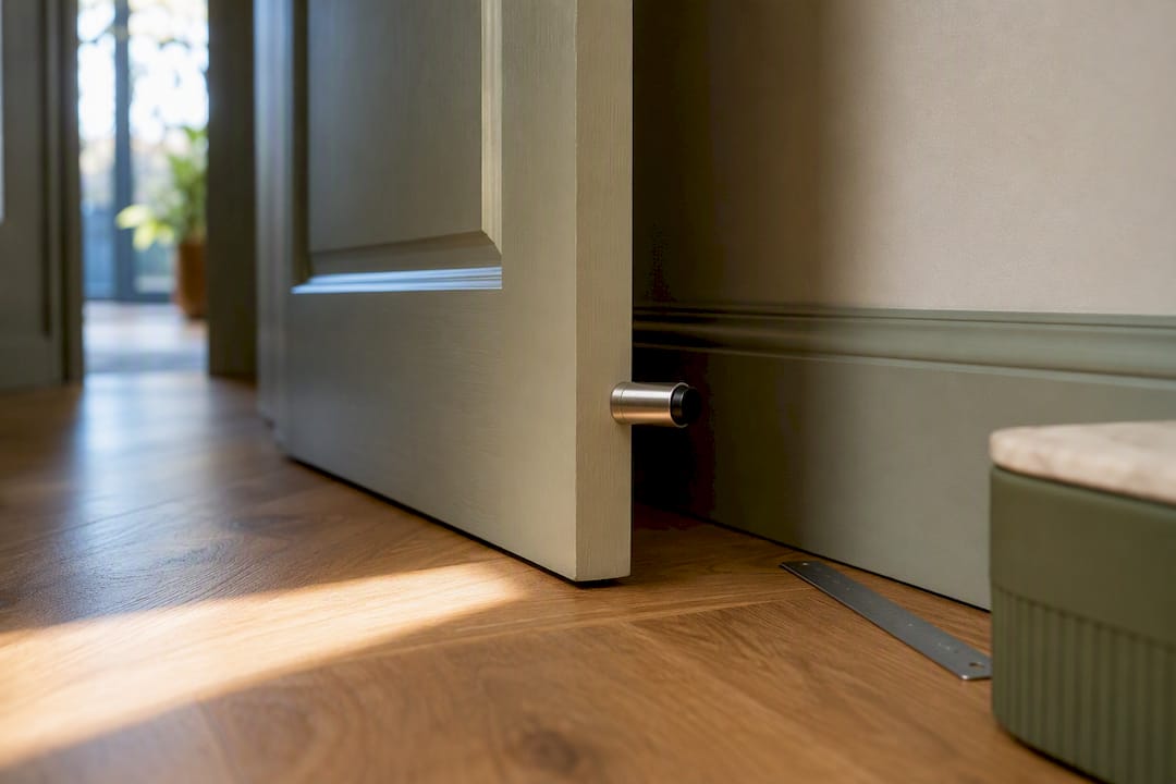 25–40 mm Gap: Place Doorstops at the Two Thirds Mark for UK Homes